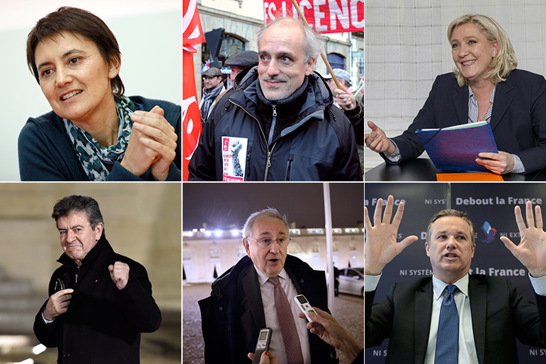 Ces candidats à la présidentielle en 2012 retentent leur chance en 2017
