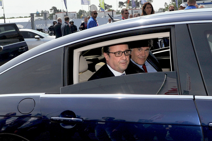 François Hollande et Stéphane Le Foll, le 13 juin 2015