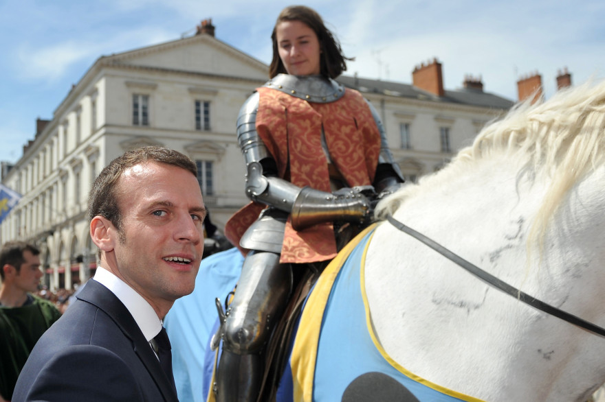 Emmanuel Macron à Orléans, dimanche 8 mai 2016