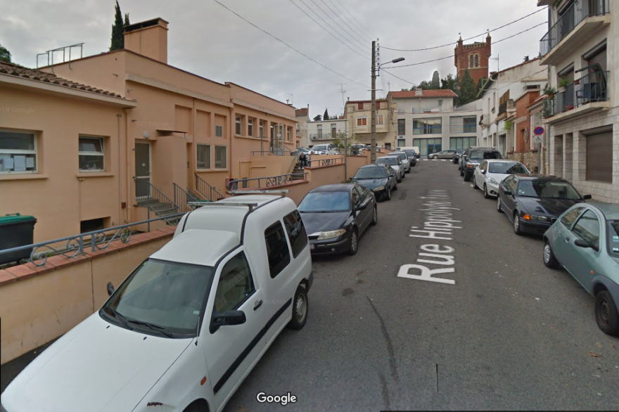Rue Hippolyte-Taine à Perpignan