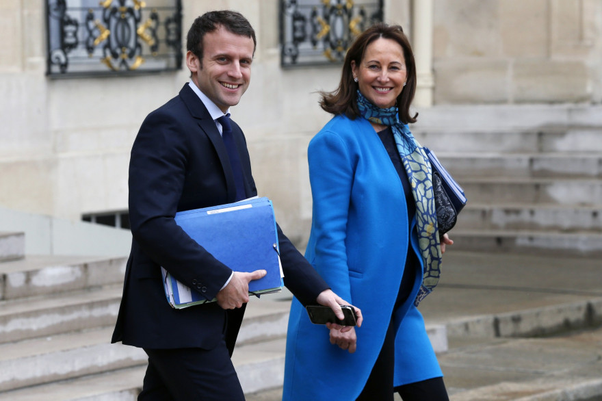 Emmanuel Macron et Ségolène Royal, le 18 mai 2016