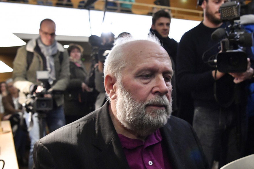 Le père Preynat lors de son procès