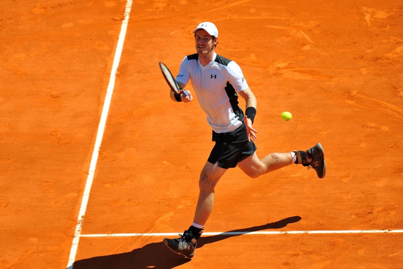 Andy Murray en avril 2016 à Monte-Carlo