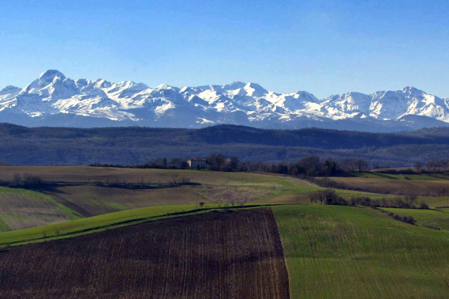 Des glaciers dans les Pyrénées (Illustration)