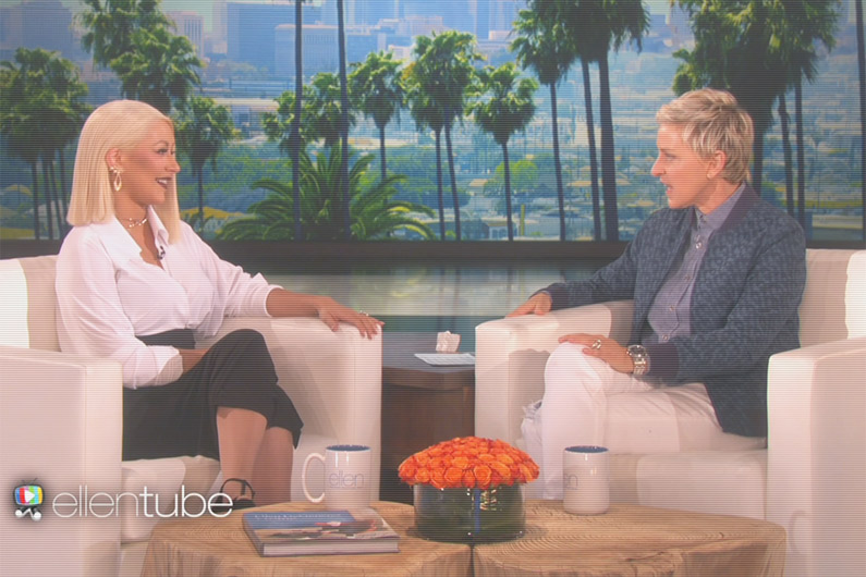 Christina Aguilera était l'invité d'Ellen DeGeneres
