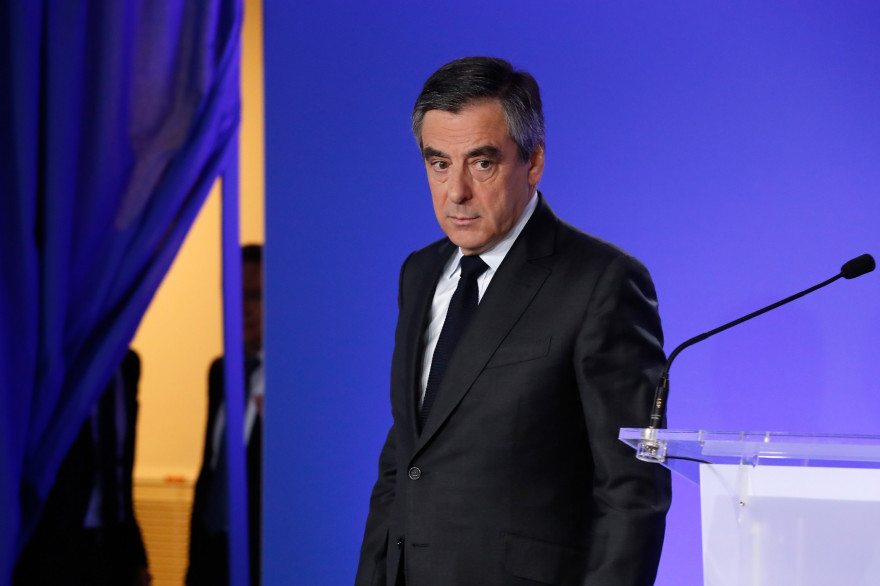 François Fillon le 21 avril 2017 à Paris