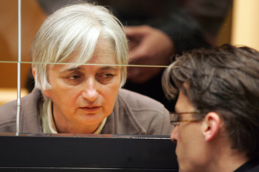 Monique Olivier lors de son procès à Charleville-Mezière, le 29 mai 2008.