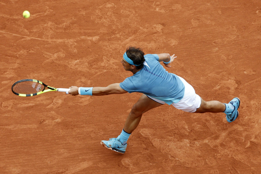 L'Espagnol Rafael Nadal en mai 2016 à Roland-Garros