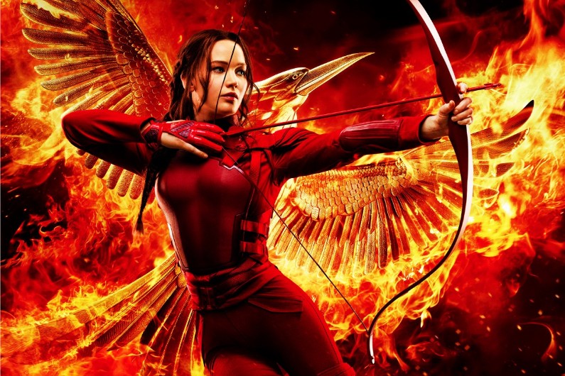 Jennifer Lawrence en Katniss Everdeen dans la dernière partie de "Hunger Games"
