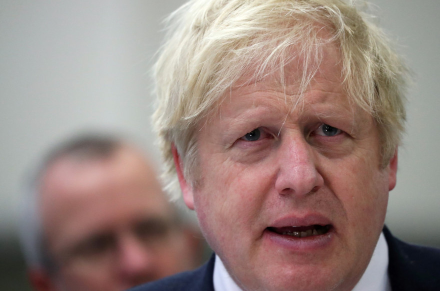Boris Johnson, le 31 janvier 2020