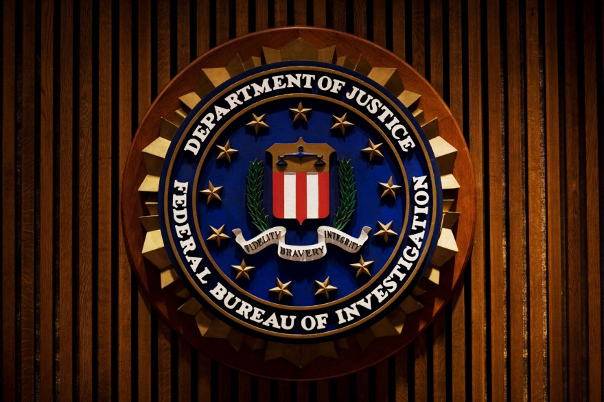 Le sigle du FBI, la police fédérale américaine