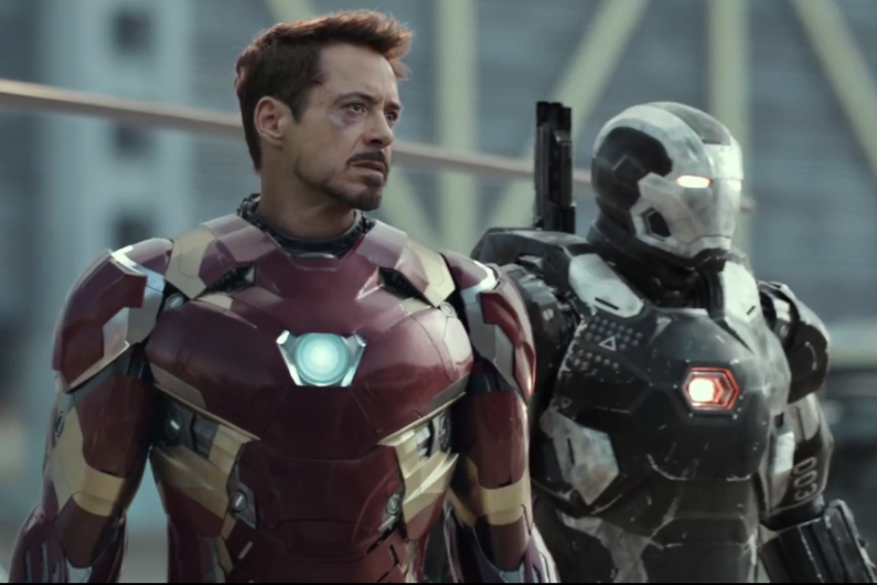 Iron Man et War Machine pour la première fois à l'écran.
