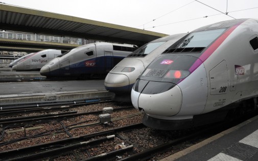 Des TGV de la SNCF à la gare de Lyon (photo d'illustration)