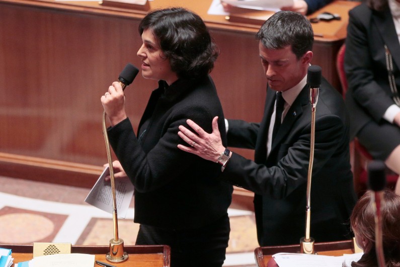 Myriam El Khomri à l'Assemblée nationale
