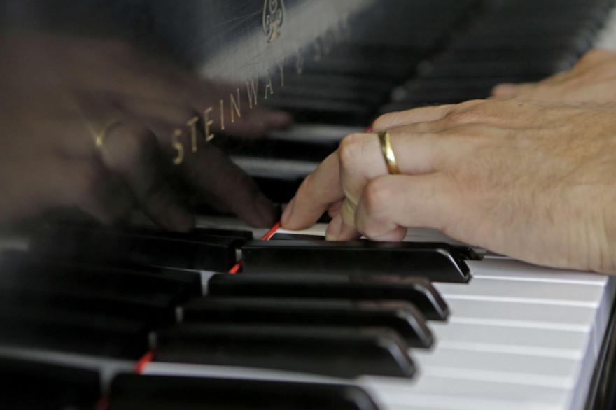 Des touches d'un piano (illustration)