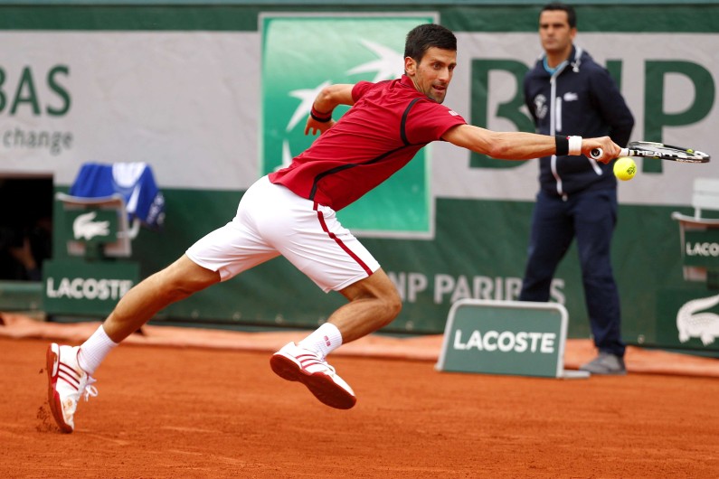 Novak Djokovic en juin 2016 à Roland-Garros