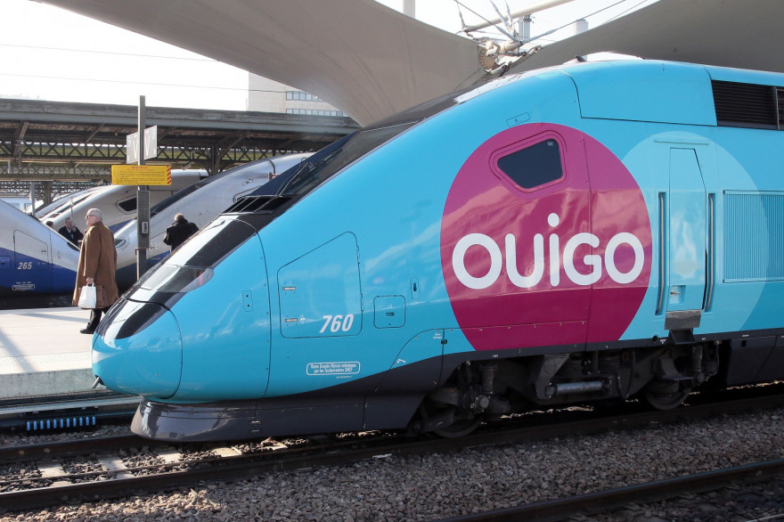 Un train low-cost Ouigo de la SNCF, à la Gare de Lyon (Paris) le 19 février 2013