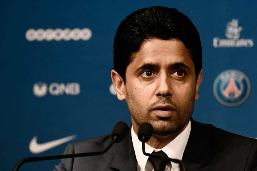 Nasser Al-Khelaïfi à Paris le 20 mai 2018