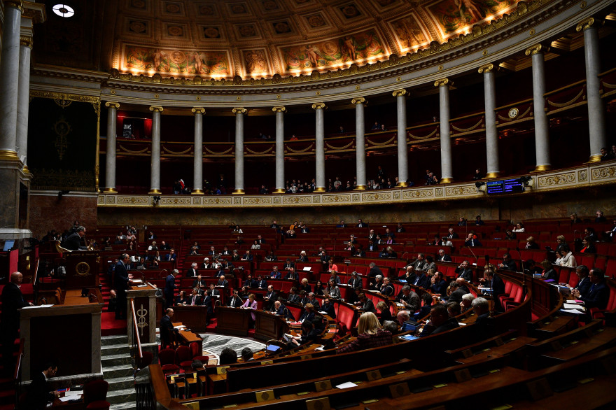 L'hémicycle de l'Assemblée nationale le 17 février 2020.