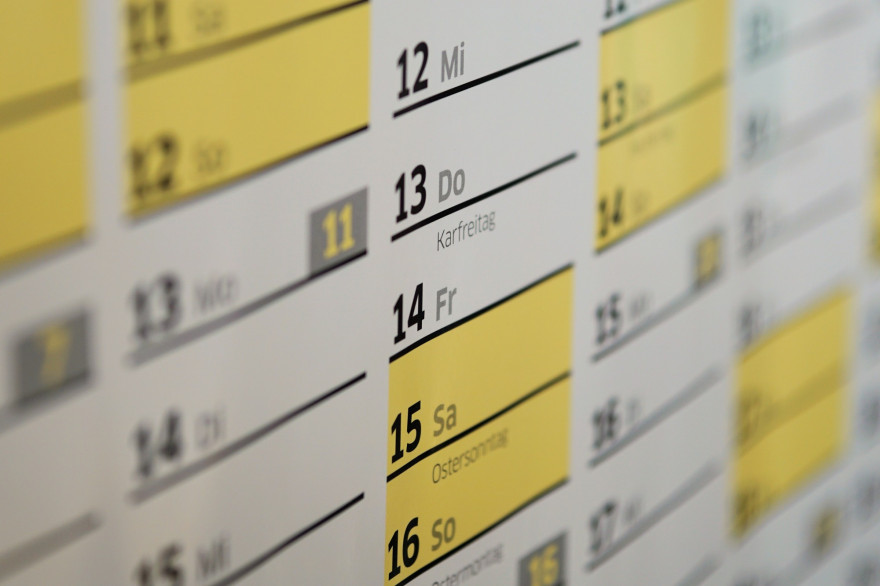 Un calendrier (illustration)