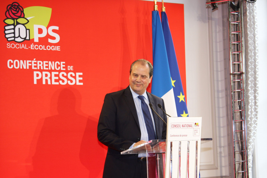Jean-Christophe Cambadélis, au siège du Parti socialiste le 18 juin 2016