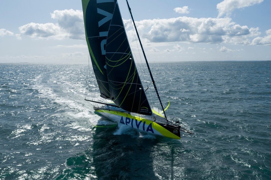 Charlie Dalin sur "Apivia"