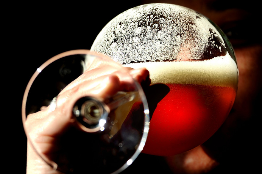 Un verre d'alcool (illustration).