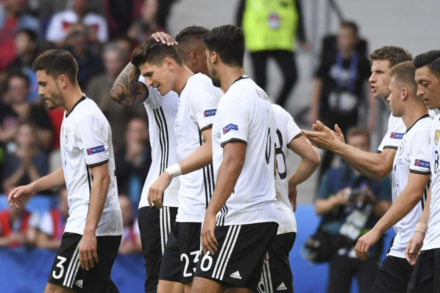 Mario Gomez a marqué son deuxième but dans la compétition contre la Slovaquie, dimanche 26 juin