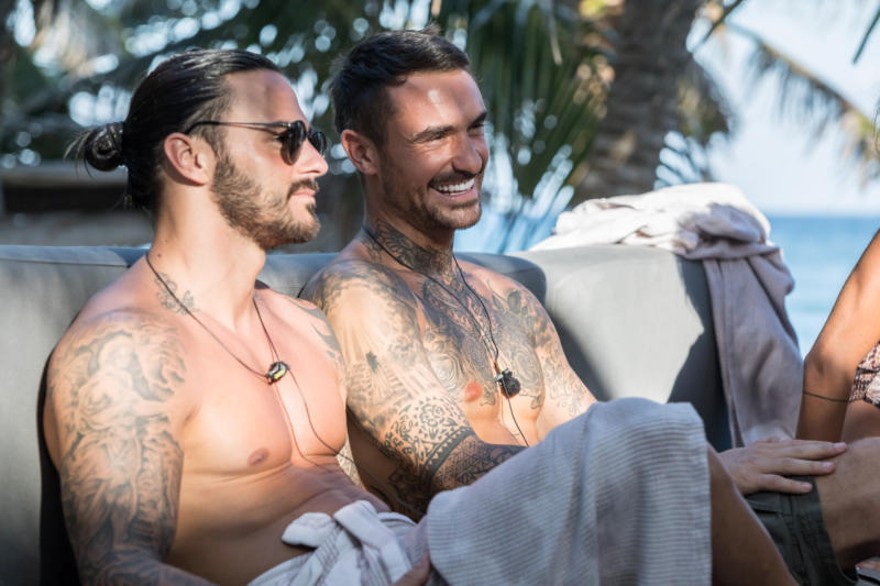 Benji et Nicolas dans "Les Marseillais aux Caraïbes"