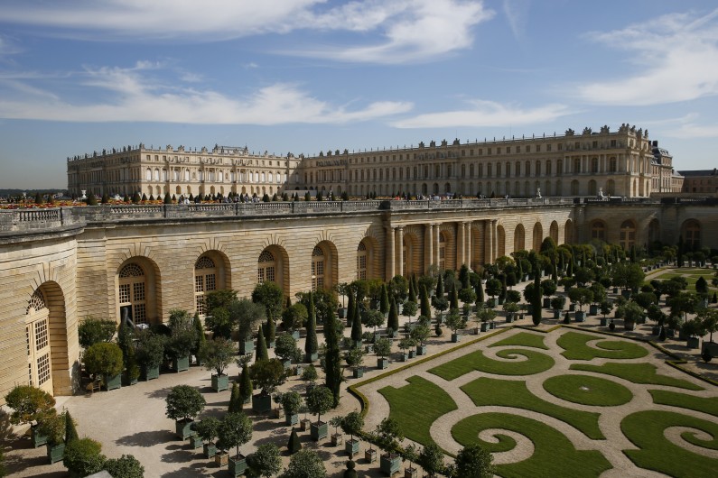 Vue du château de Versailles en septembre 2015