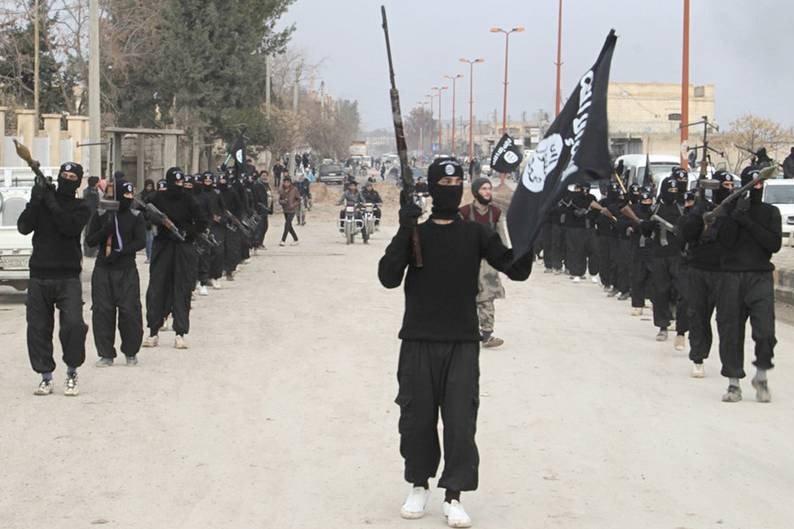 Des combattants de Daesh