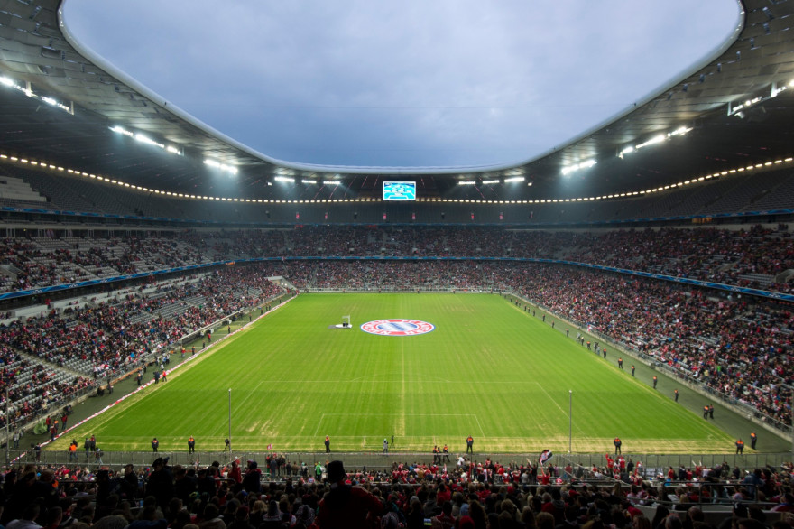 Les Bleus débuteront leur Euro face à l'Allemagne à l'Allianz Arena de Munich (ici le 25 mai 2013)