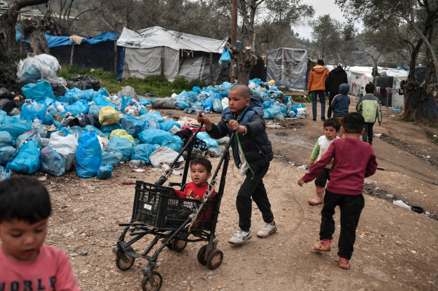 À Lesbos, en Grèce