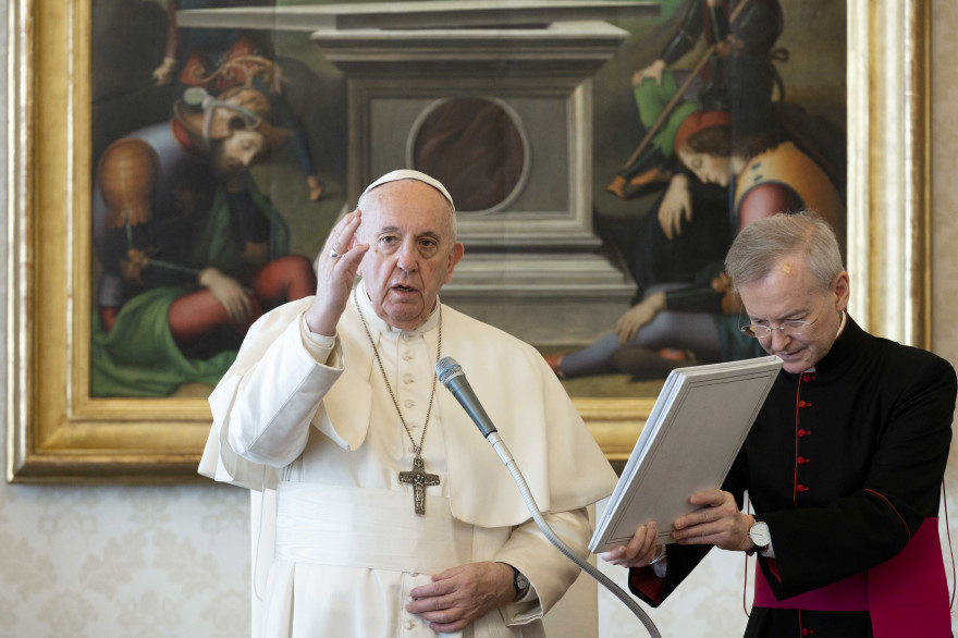 Le Pape François, le 18 mars 2020