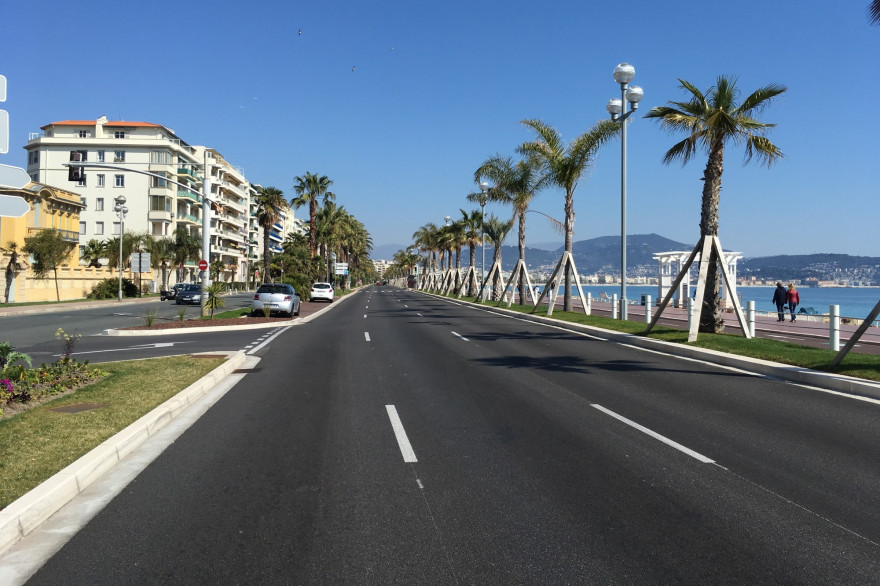 La promenade des Anglais à Nice