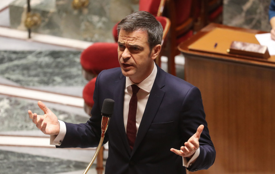 Olivier Véran le 21 mars 2020 à l'Assemblée nationale