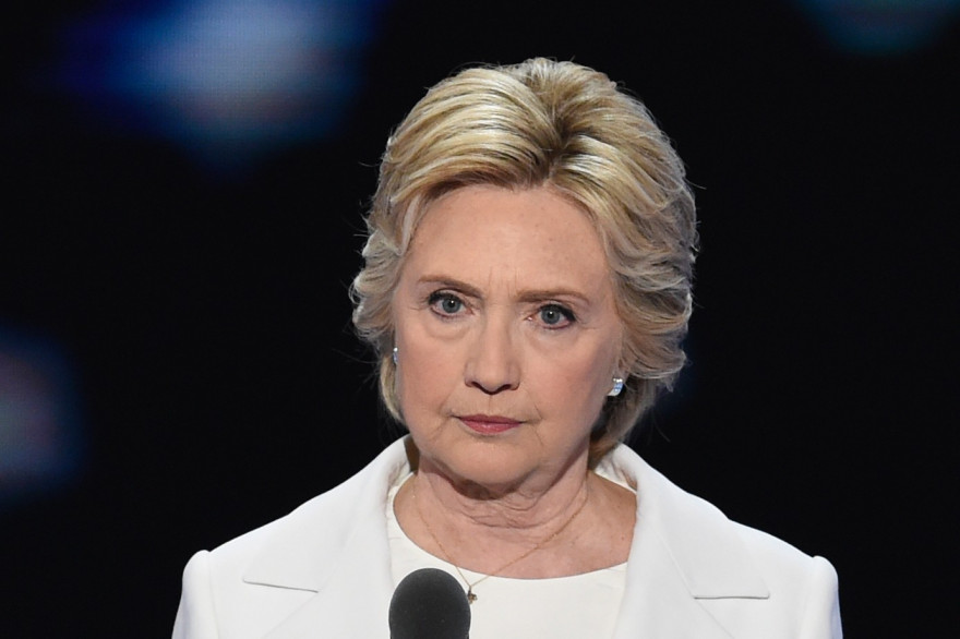 Hillary Clinton lors de la convention nationale démocrate