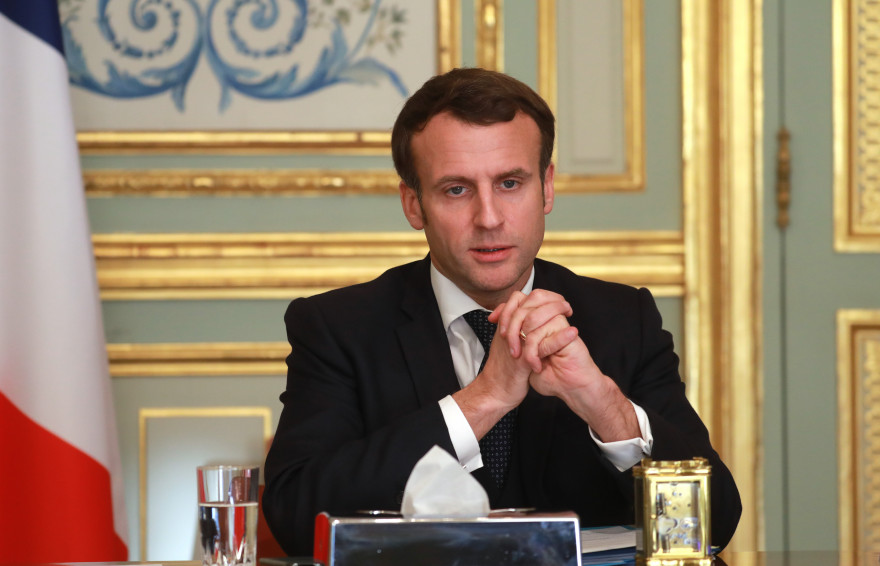 Le président de la République Emmanuel Macron