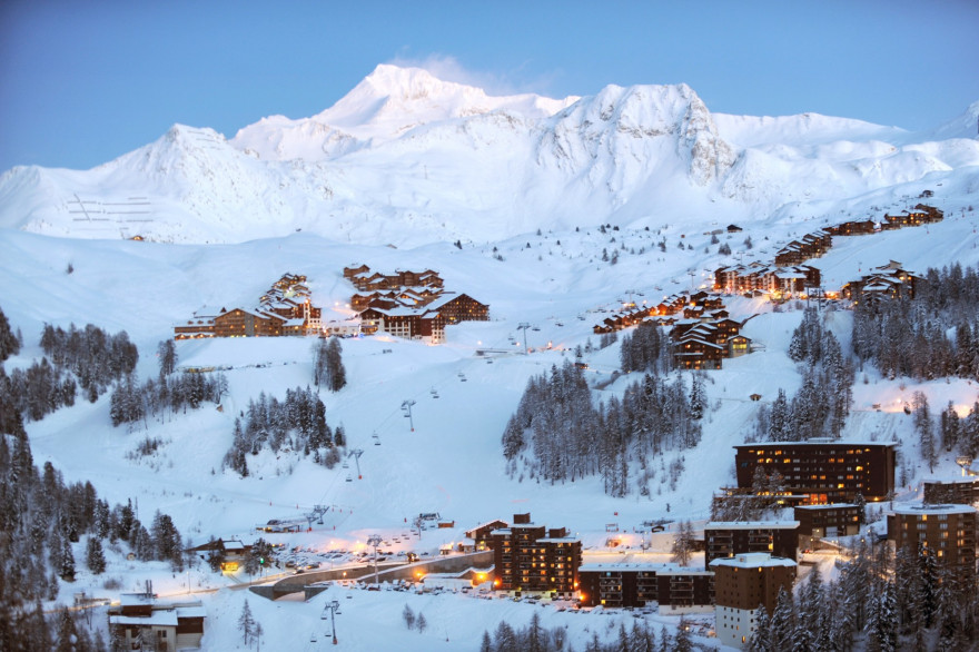 Une station de ski (illustration)