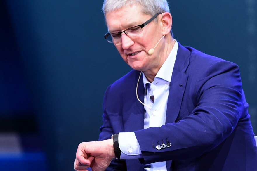 Tim Cook, le PDG d'Apple (illustration)