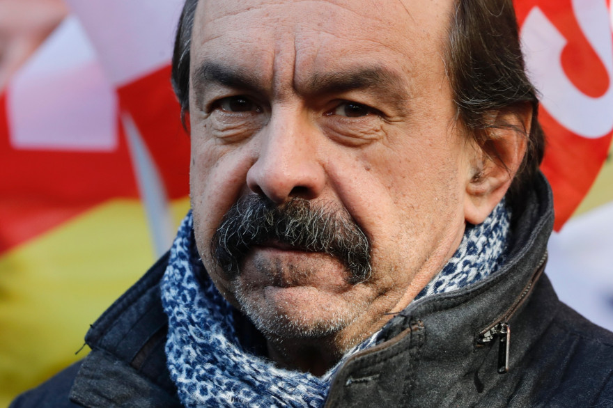 Le secrétaire général de la CGT Philippe Martinez le 6 février 2020