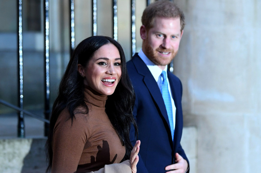Le prince Harry et Meghan, duc et duchesse de Sussex, à la maison du Canada à Londres, le 7 janvier 2020.