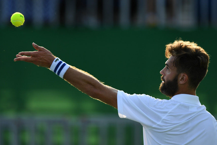 Benoit Paire, le 9 août 2016 aux Jeux olympiques de Rio