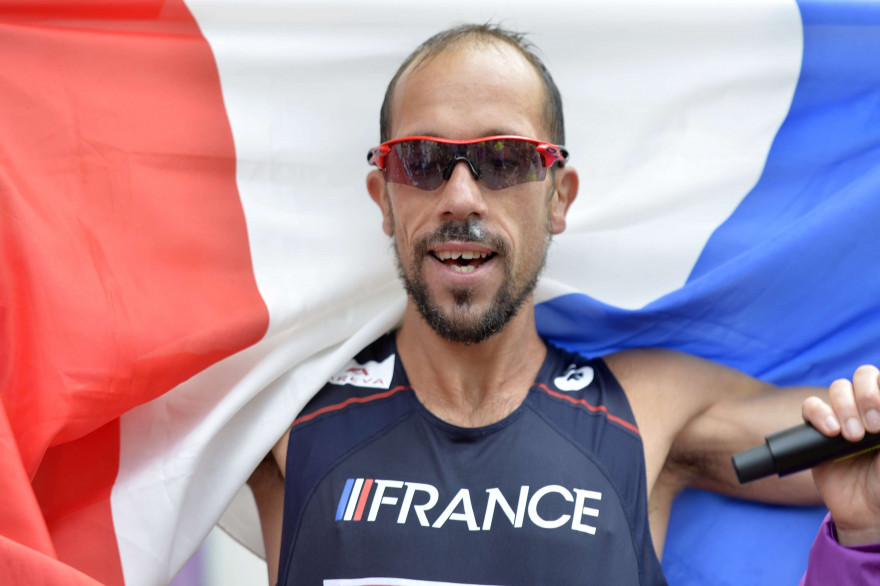 Yohann Diniz, ici en août 2014, n'a jamais décroché de médaille aux Jeux Olympiques