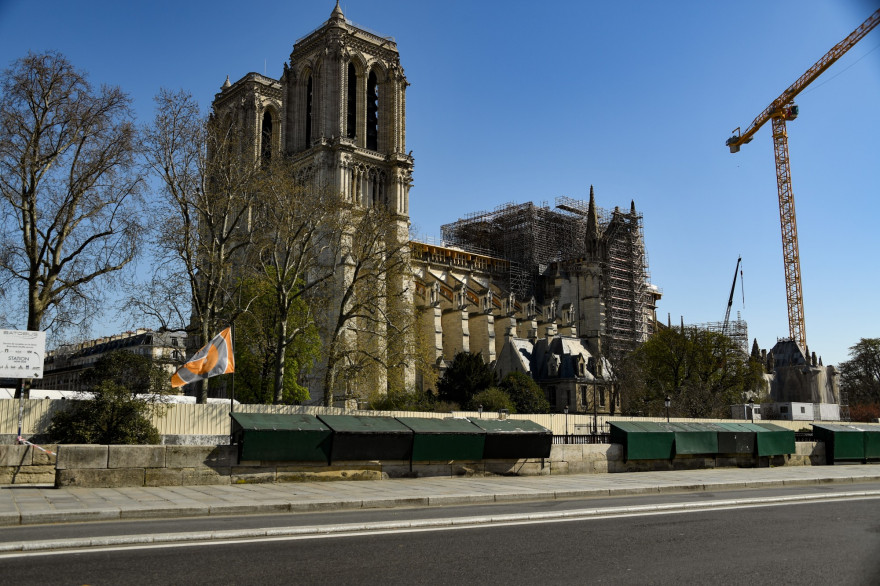 La cathédrale Notre-Dame de Paris le 25 mars 2020