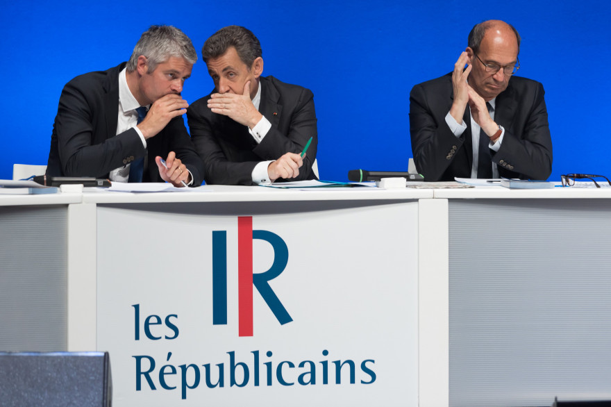 Laurent Wauquiez, Nicolas Sarkozy et Éric Woerth