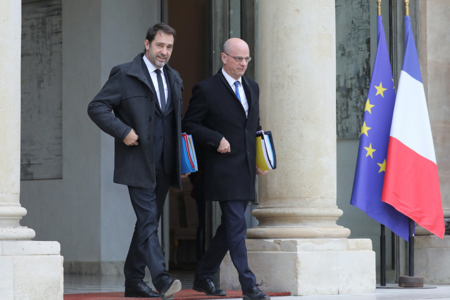 Christophe Castaner et Jean-Michel Blanquer, le 5 décembre 2019