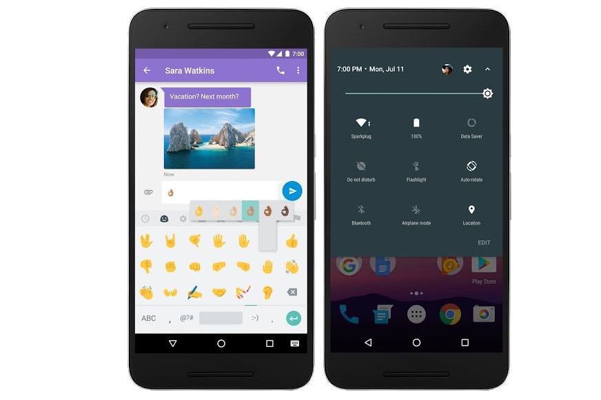 Android Nougat est disponible depuis le 22 août pour les appareils Nexus