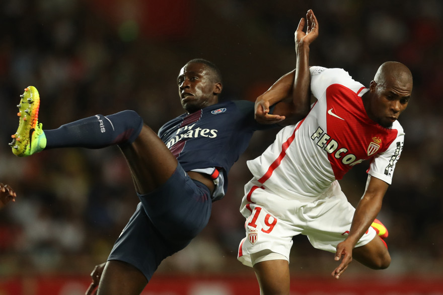 Blaise Matuidi à la lutte avec Djibril Sidibé le 28 août 2016
