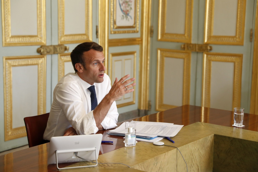 Emmanuel Macron, le 16 avril 2020